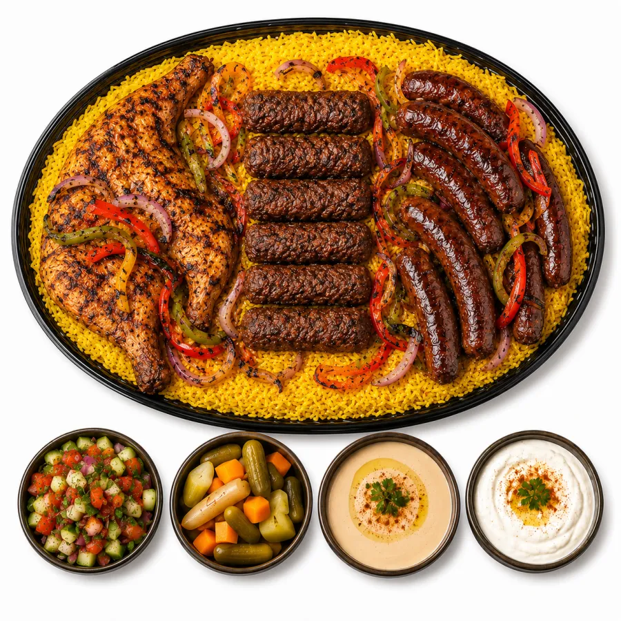 صينية الشيف سجق وكفتة — حواوشي الشيف دمنهور